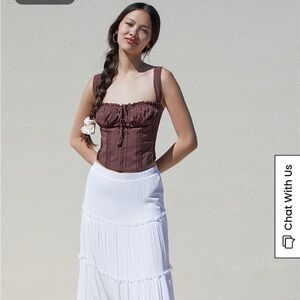PacSun bustier style top